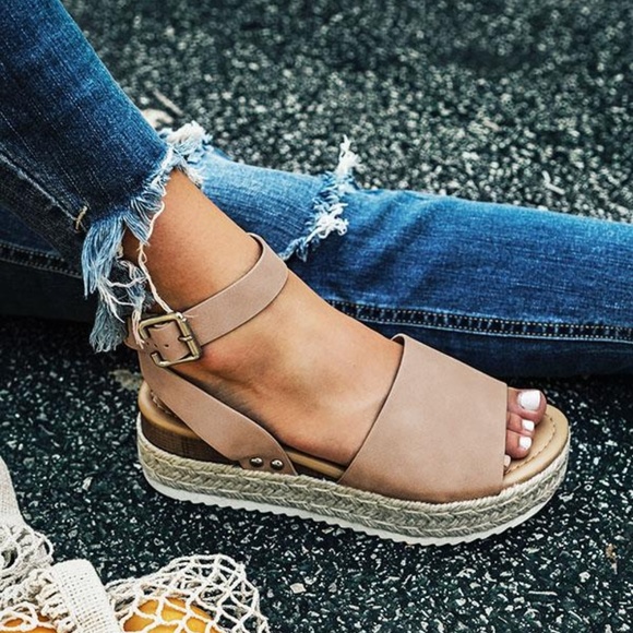 NEW SIZES **LADIES LEOPARD ESPADRILLE PLATFORM - Picture 6 of 8